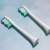 美人（LD）電動歯ブラシ成人音波式歯そうじヘッド自動知能防水充電式カップル象牙白（4つのブラシを送る）