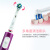 EUROB（Oral-B）ドイツから輸入しているブラウコン電動歯ブラシ大人カップル3 D充電式歯ブラシPro600 Plusは、魅力的な紫色のワンセットです。