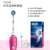 EUROB(Oral-B)ブラウブ成人電動歯ブラシ輸入充電式3 D歯ブラシD 16/P 600 3 D D D 16粉+青*2本のブラシ*4本のブラシヘッド