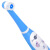 博皓（prooral）子供用電動歯ブラシ子供用自動音楽歯ブラシは2本のソフトブラシを標準装備しています。2206プリンスブルー