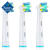 Oral-B/EUROB EB 25-3歯形効果ドイツ輸入電動歯ブラシヘッド6本（3 D/2 D/DB 4シリーズ向け）