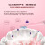 ダンロン（DanLong）子供用電動歯ブラシ充電式柔らかい毛ブラシ3-6-12歳の赤ちゃんの桜粉アップグレードセット