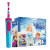 EUROB（Oralb）電動歯ブラシ子供用電動歯ブラシギフトボックスD 12 Kid雪と雪の女王モデル（子供用歯磨き粉＋水彩ペンを含む）（3歳以上は適用可能）