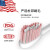 BiSUAN電動歯ブラシ非充電式成人音波式自動超軟毛美白振動インテリジェント純白防水電動歯ブラシLD 1-1黒4ブラシヘッド