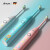ドイツjimok子供用電動歯ブラシ4-6-12-13歳充電式自動赤ちゃん軟毛小学生防水白色レベルアップモデル（4頭ブラシ）