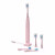 ハイアール（Haier）電動歯ブラシ成人音波式振動歯ブラシ歯茎ケアカップル電動歯ブラシUSB充電式亮白歯ブラシ瑠璃白-HB 551-01期間限定5本のブラシです。
