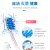 ドイツemiエミー格超音波式電動歯ブラシ大人子供全自動歯科充電式男性女性カップル用歯ブラシセット栽培歯ケア矯正歯科カバー青色公式標準装備